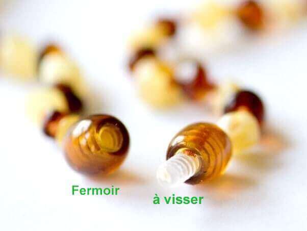 Bracelet en Ambre pour bébé boules mixtes