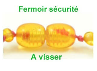 Bracelet en Ambre pour bébé boules arc en ciel