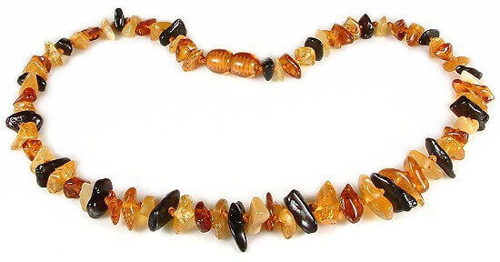 Collier bébé en Ambre perles Mixtes