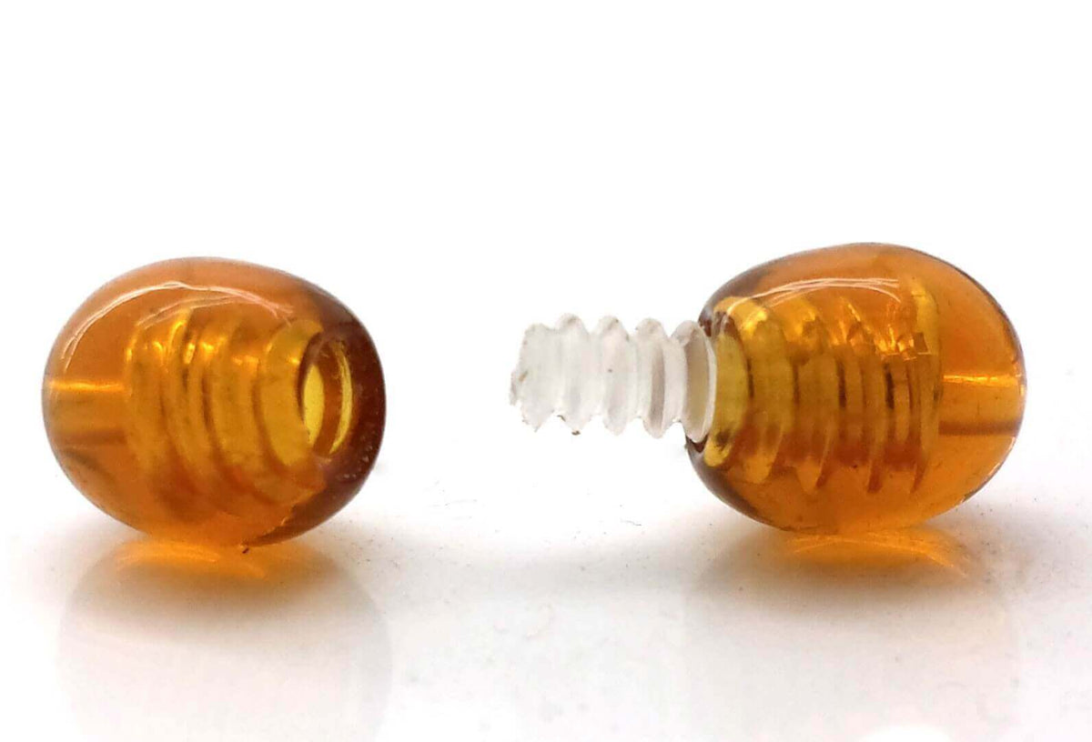 Bracelet bébé en Ambre et Agate Bleu